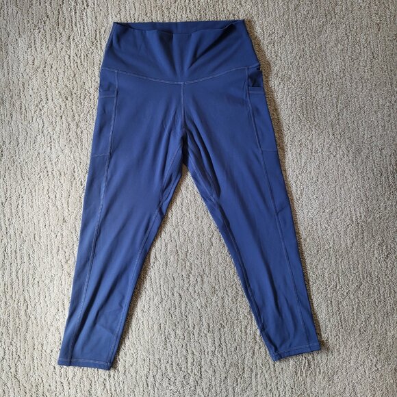 Women’s Colorfulkoala 7/8 Navy Blue Leggings – Size XL – NWOT - Picture 2 of 9